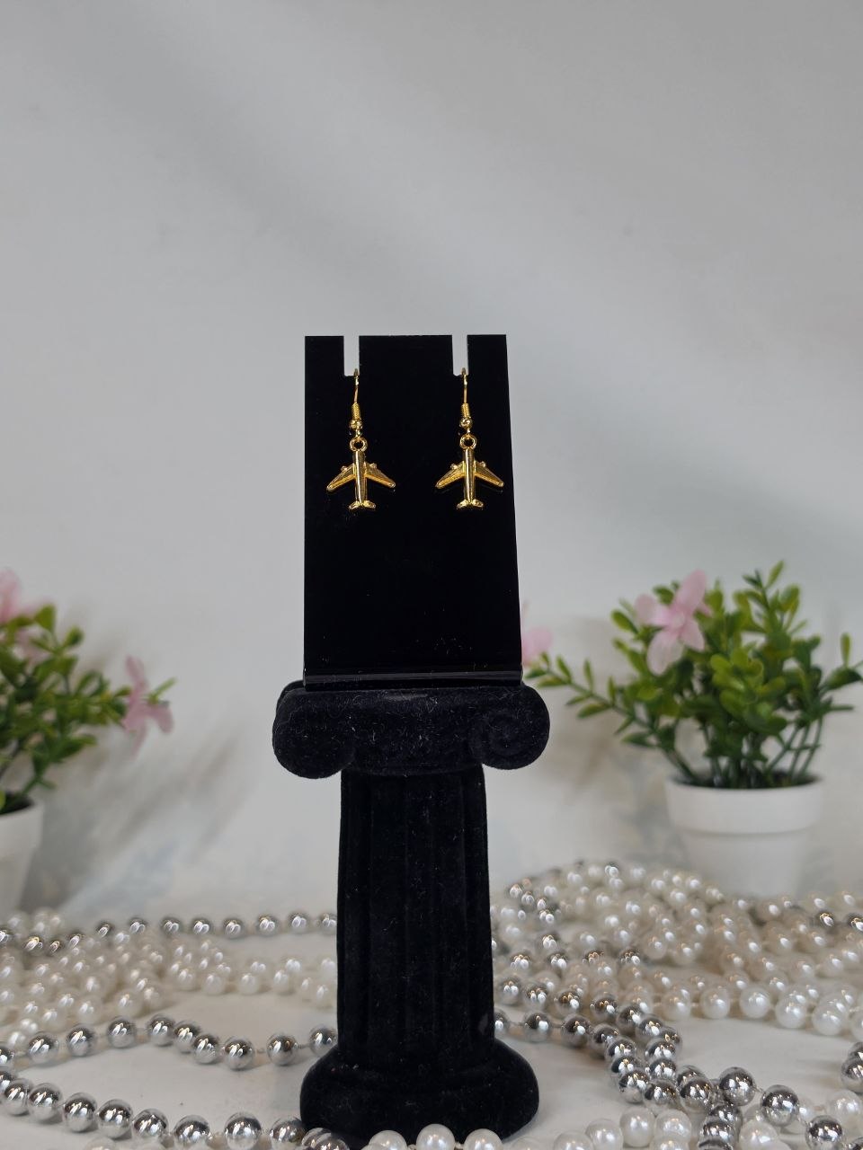 Airplane earrings