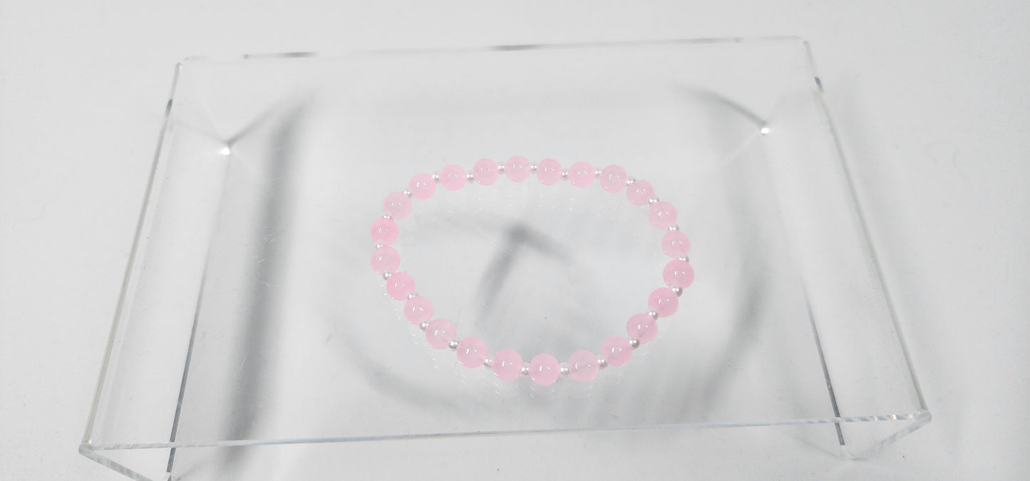 Solid Glass Bead Bracelet