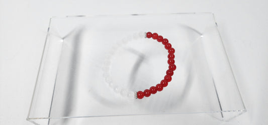 Two-Tone Glass Bead Bracelets