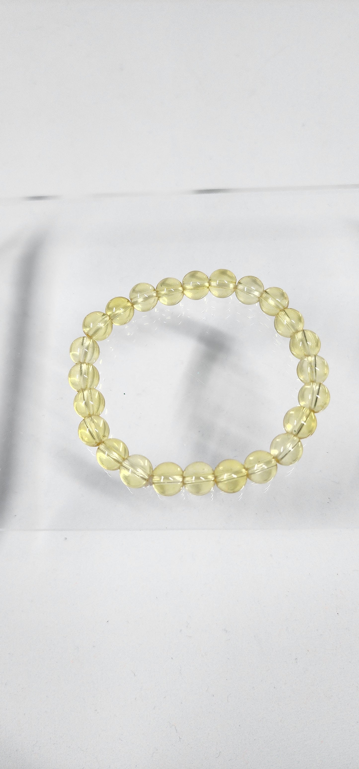 Solid Glass Bead Bracelet