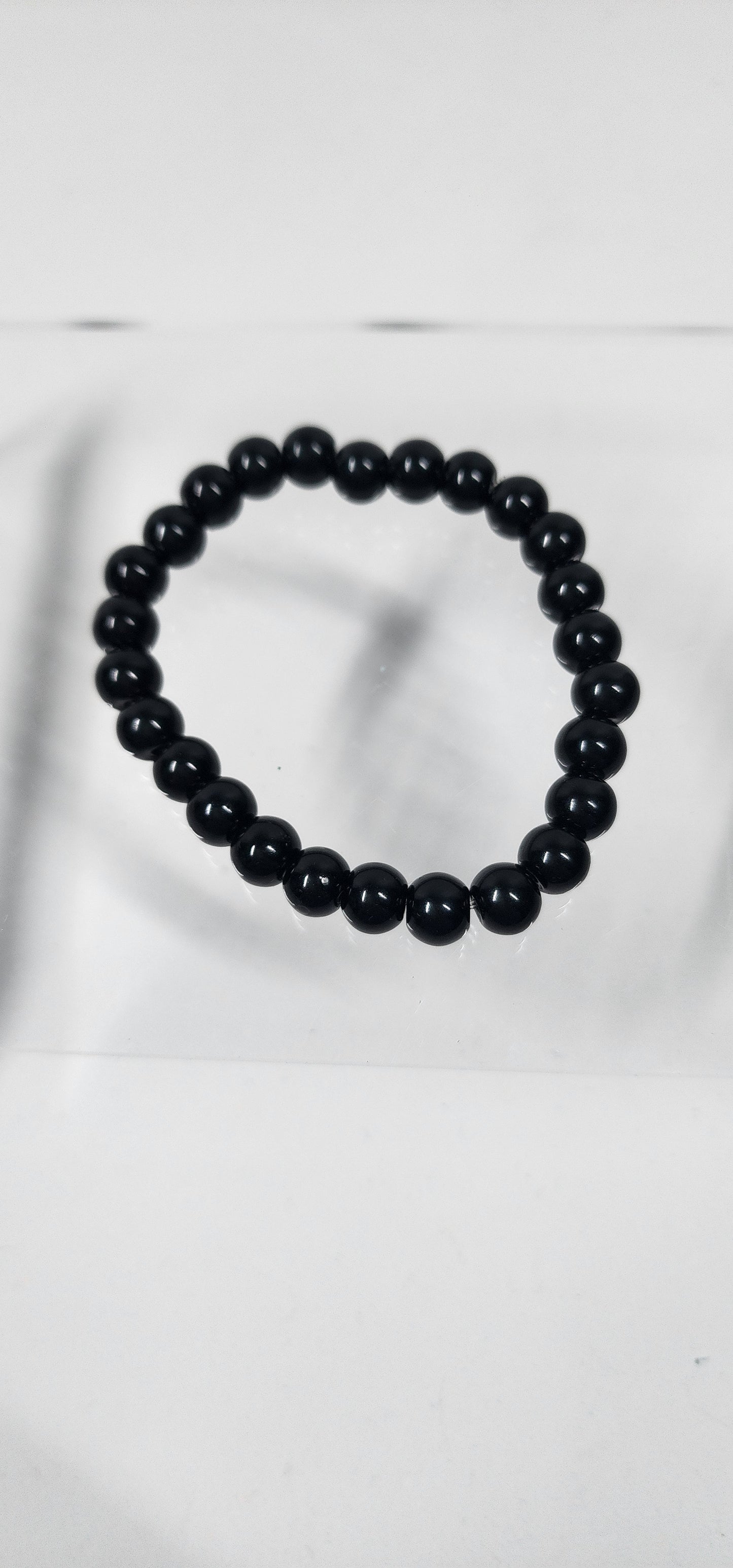 Solid Glass Bead Bracelet