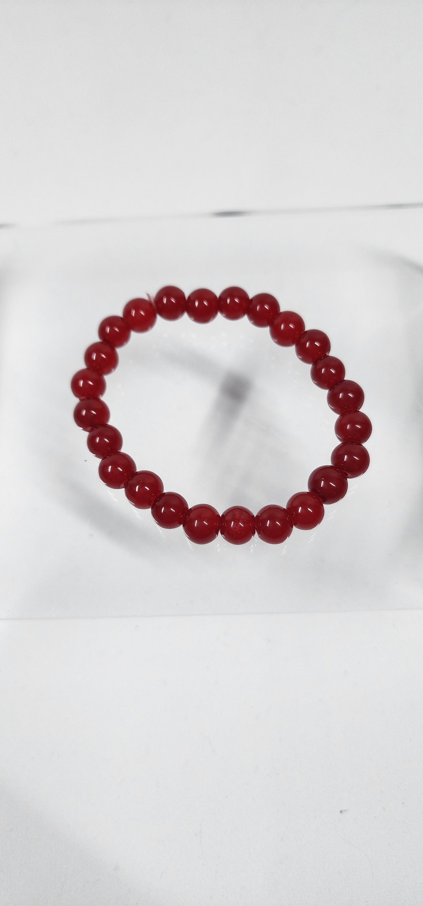 Solid Glass Bead Bracelet