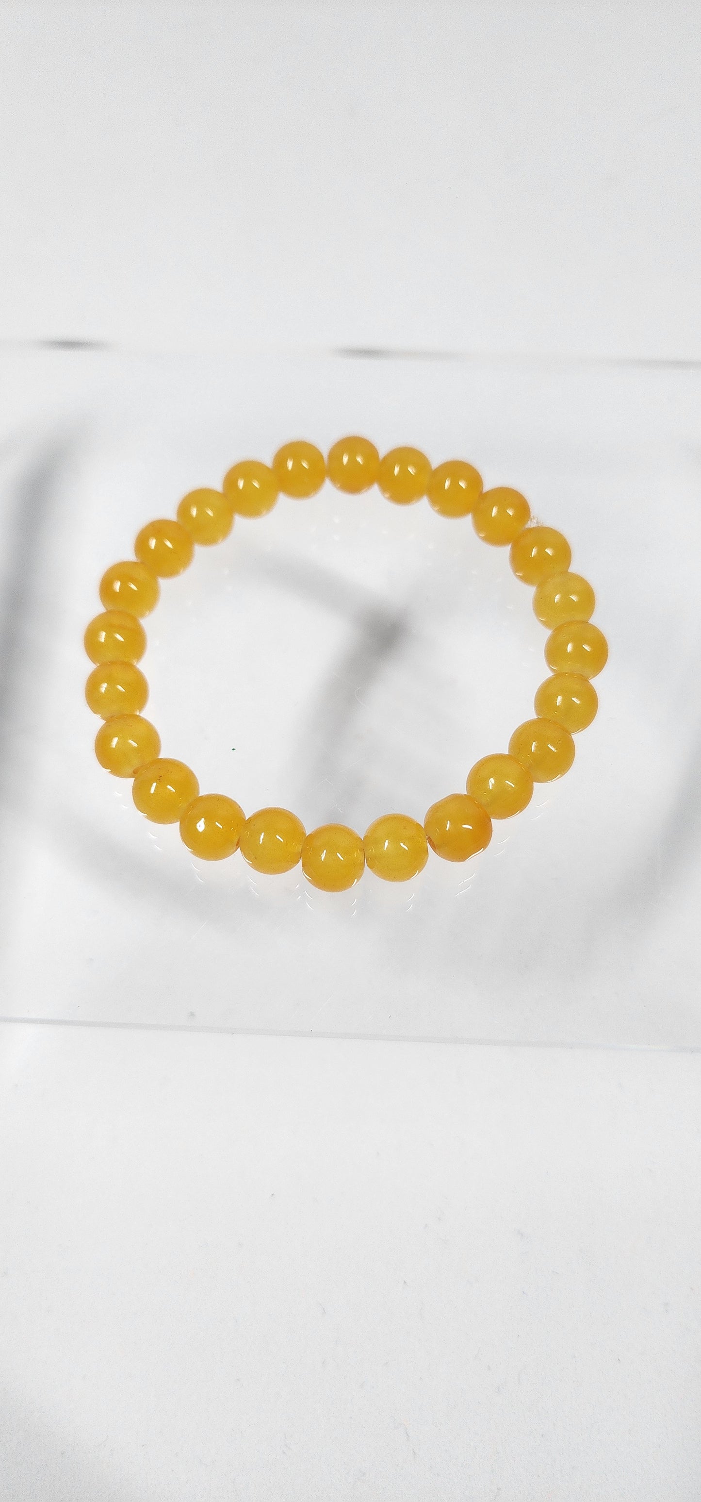 Solid Glass Bead Bracelet