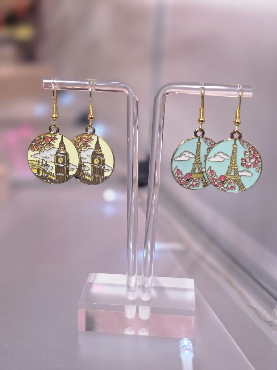 City in Bloom Drop Earrings