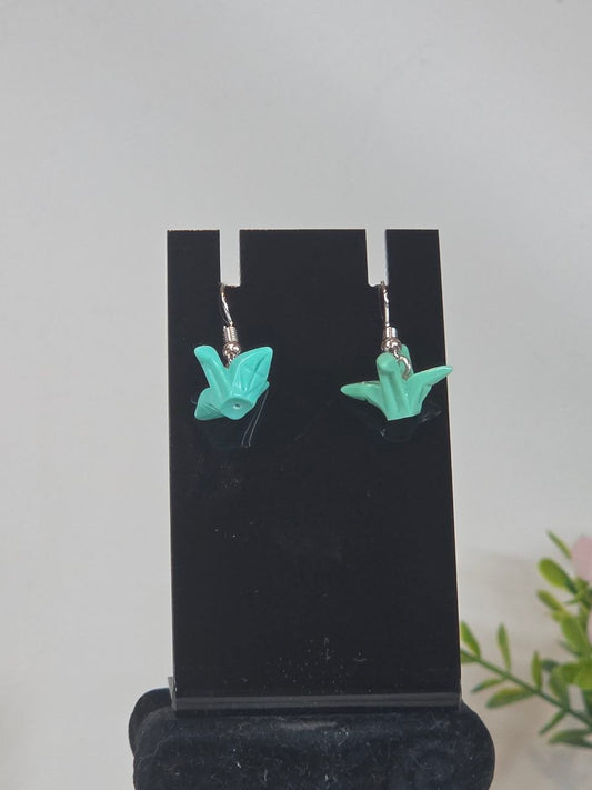 Origami earrings