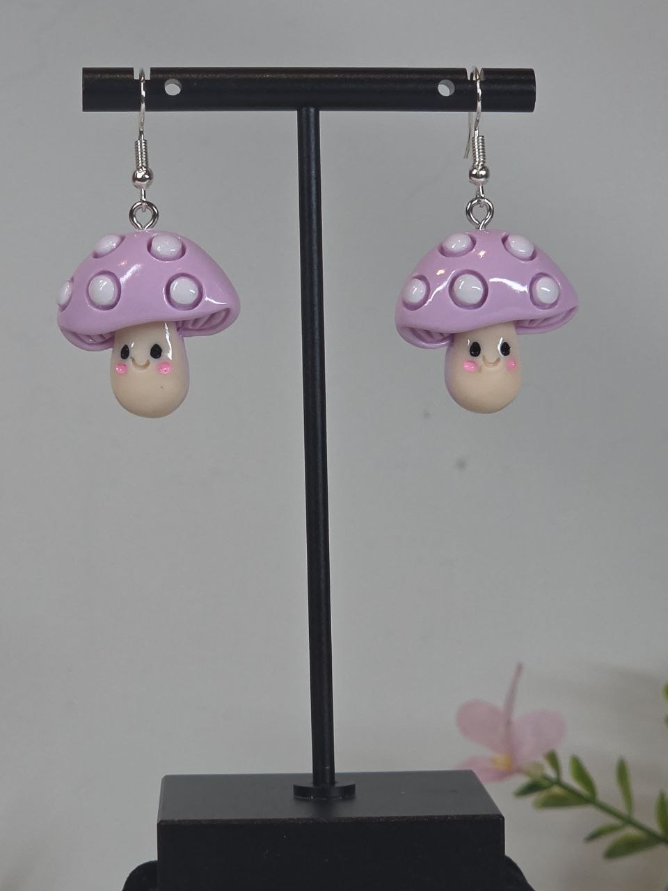 Mushroom earrings