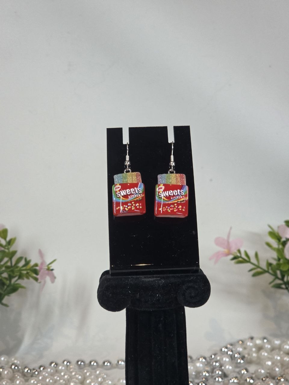 Rainbow Candy Box Drop Earrings