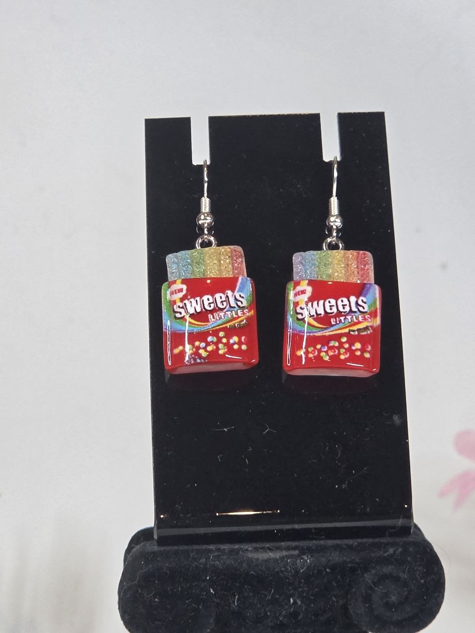 Rainbow Candy Box Drop Earrings