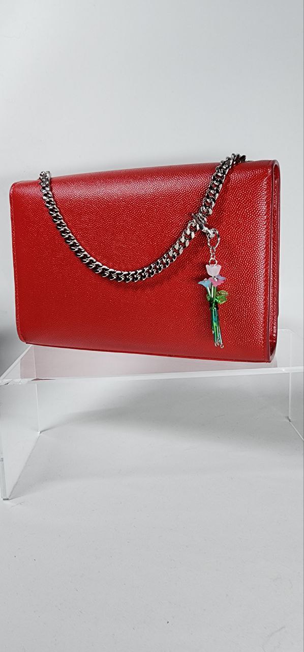 Pretty in Pink Bouquet Bag Charm