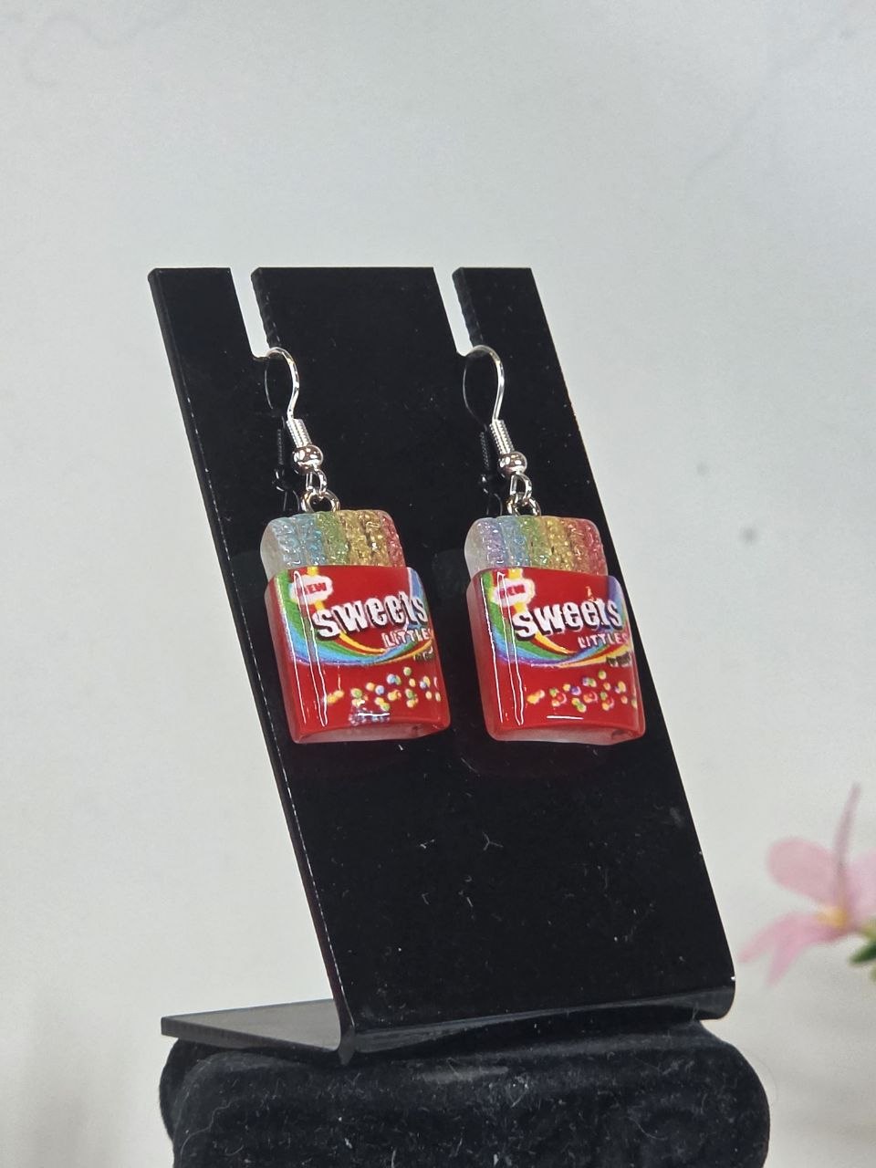 Rainbow Candy Box Drop Earrings